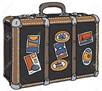 Dessin À La Main D'une Valise Clip Art Libres De Droits, Svg, Vecteurs Et  Illustration. Image 32349210